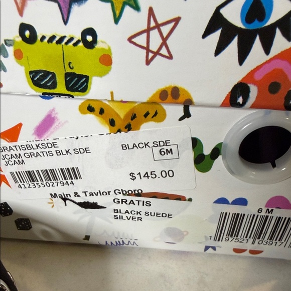 Jeffrey Campbell Black Suede Mules with Silver Accents - Picture 4 of 9